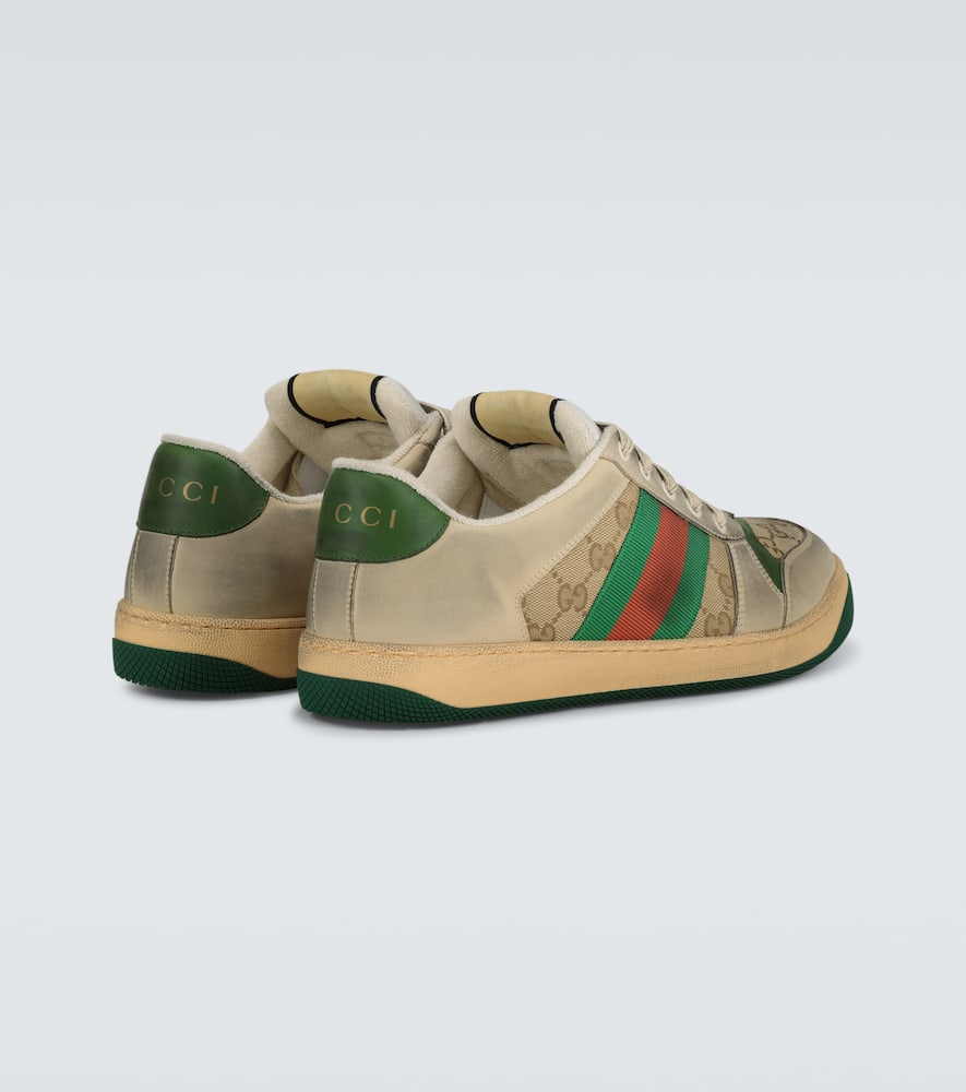 Shop Gucci Screener Gg Sneaker In White