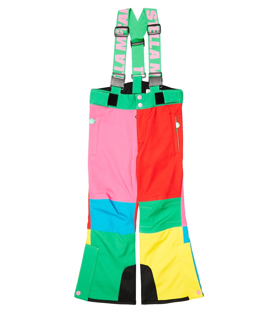 Stella McCartney Kids Colorblocked ski salopettes
