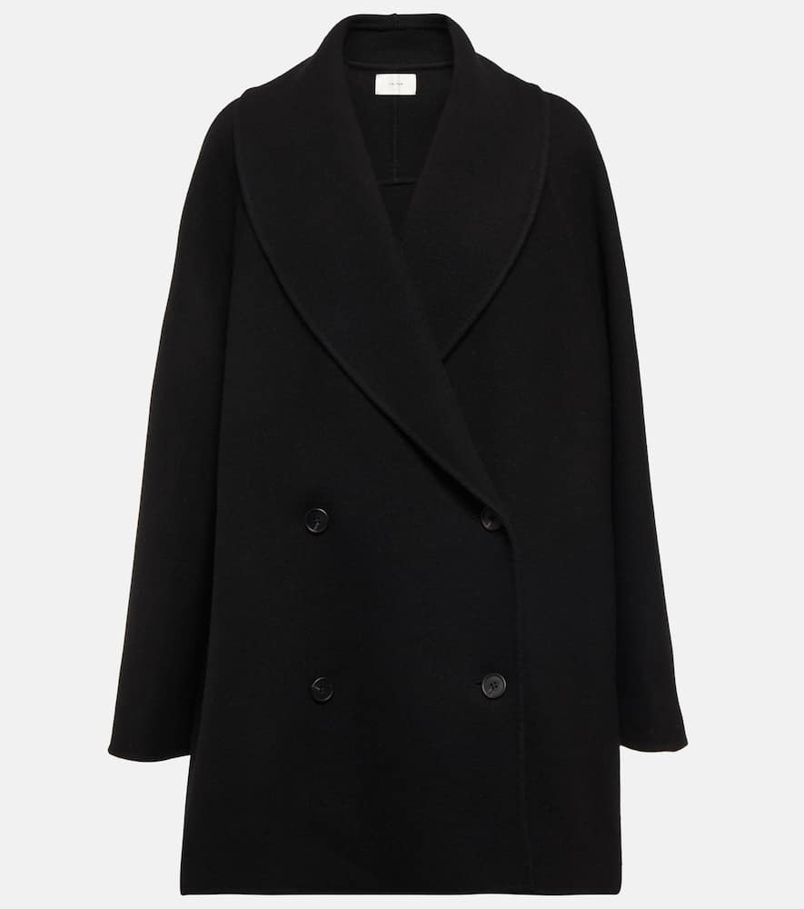 Shop The Row Polli Wool-blend Coat In Black