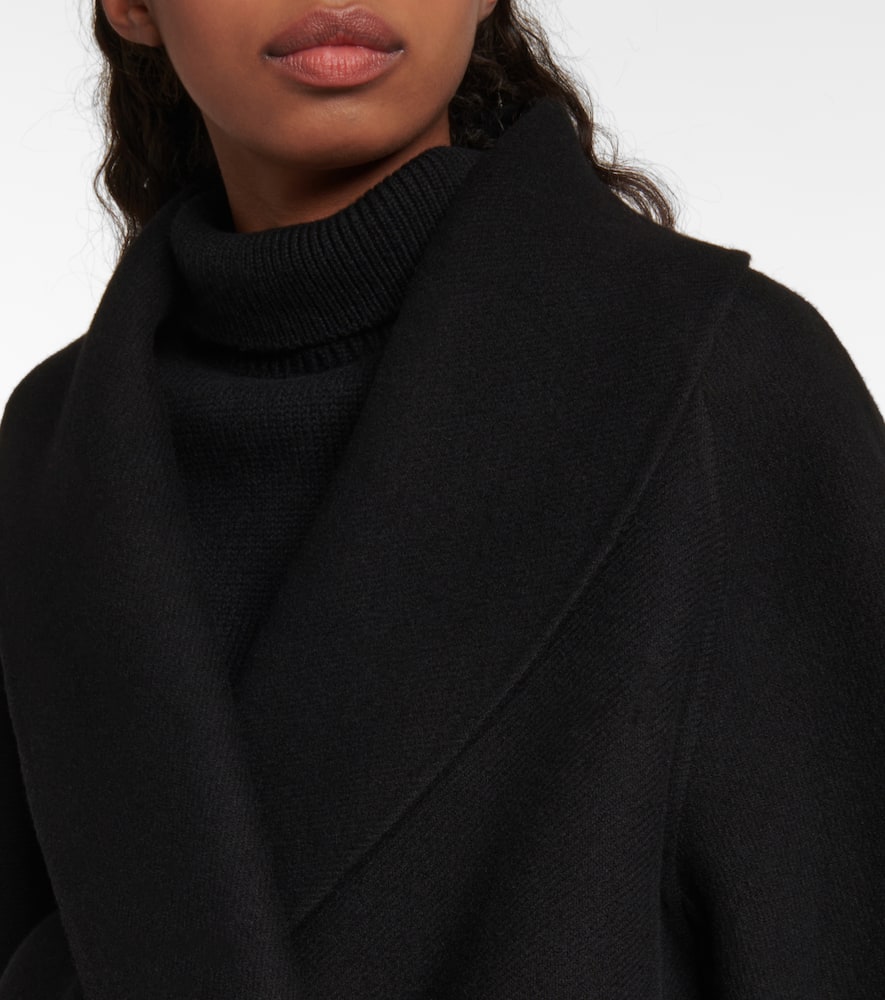 Shop The Row Polli Wool-blend Coat In Black