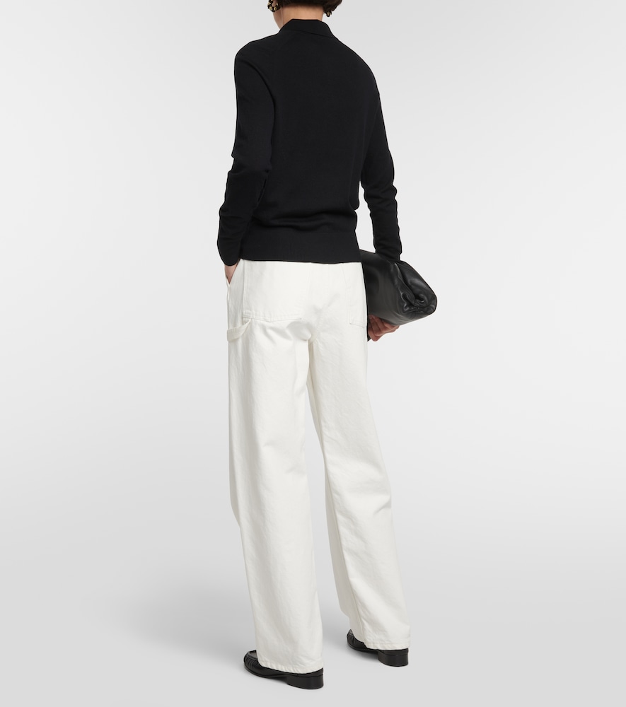 Co Co Cashmere Polo Sweater 