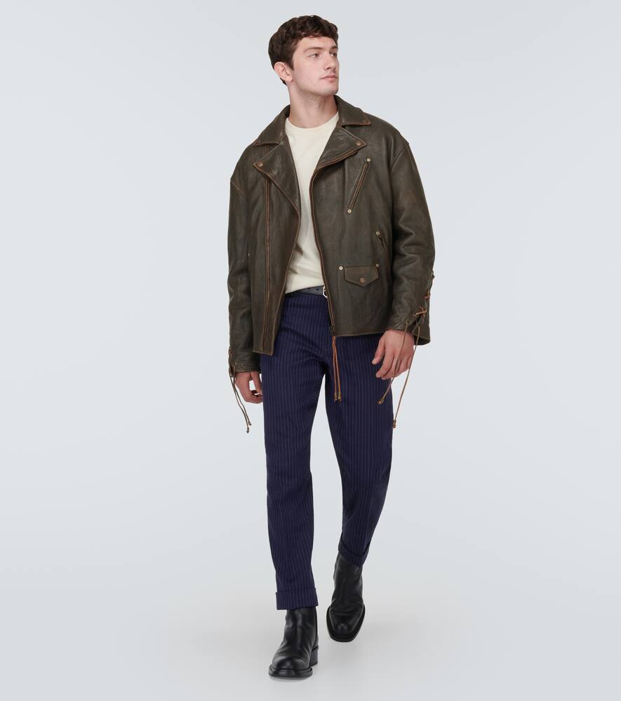 Acne Studios Leather biker jacket