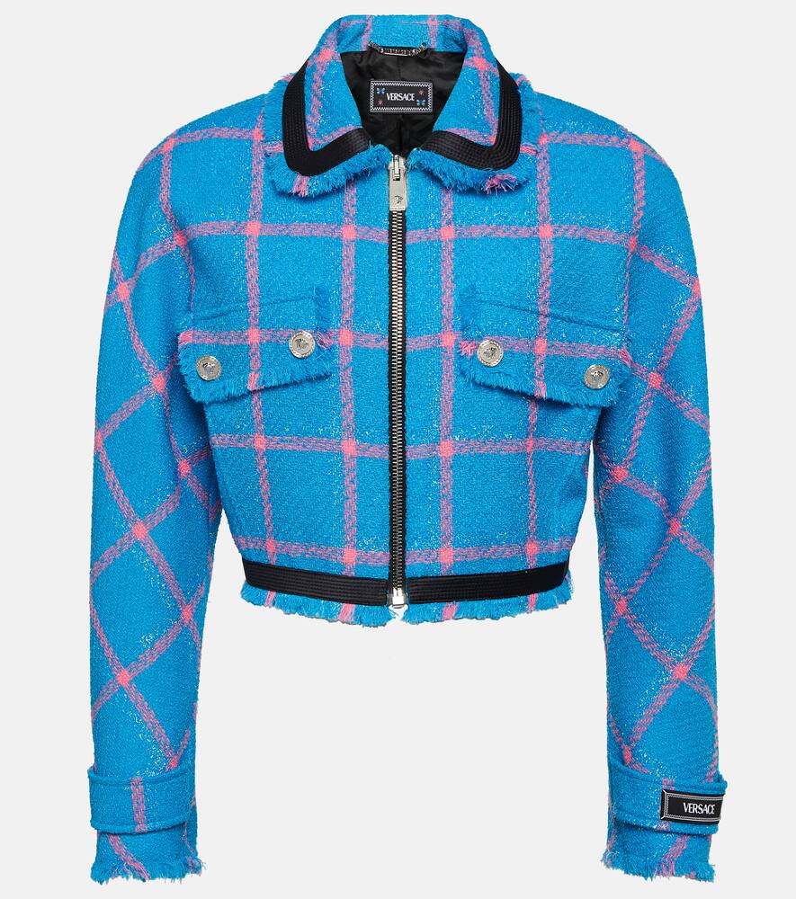 Versace Tweed cropped jacket