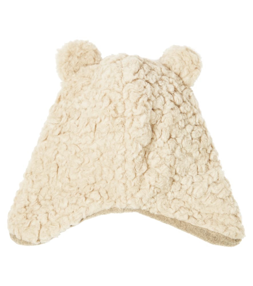 1+ In The Family Baby Joel Faux Shearling Hat In White