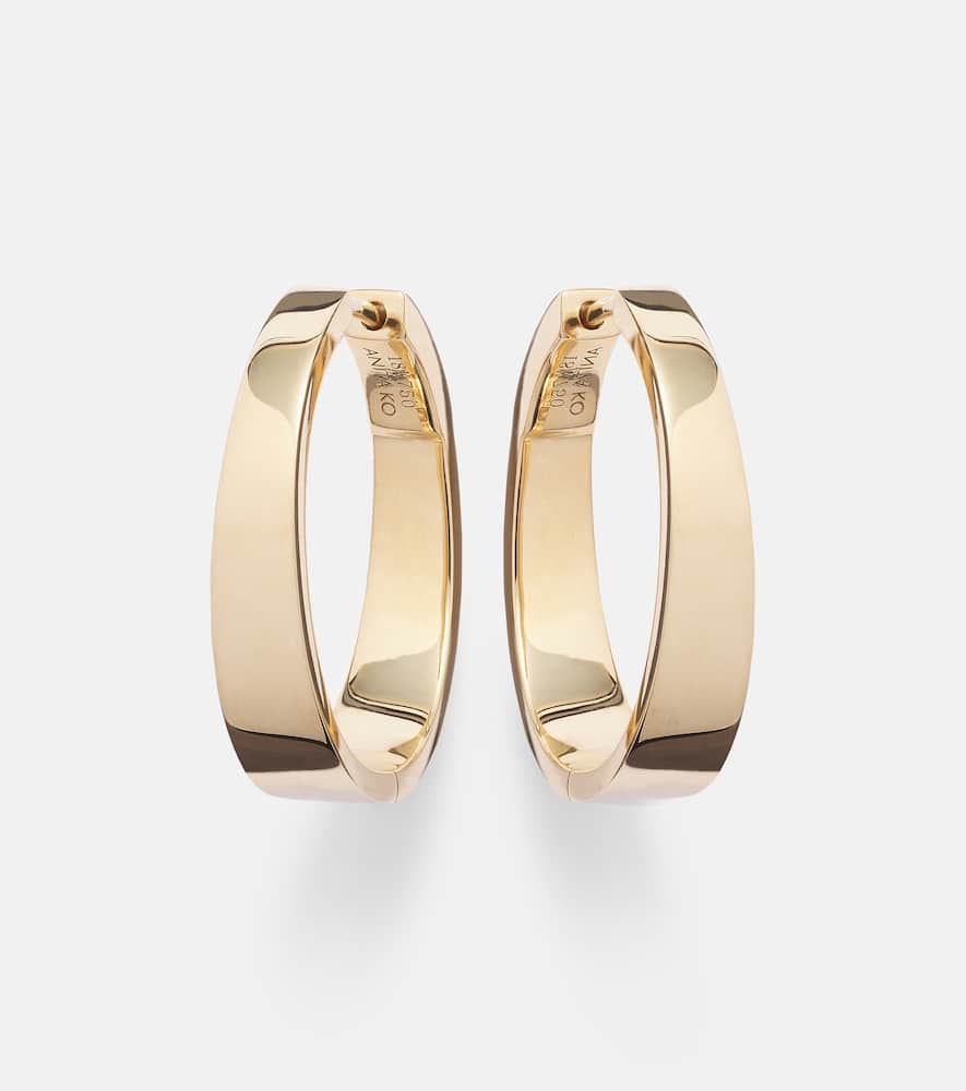 Anita Ko Meryl 18kt yellow gold hoop earrings