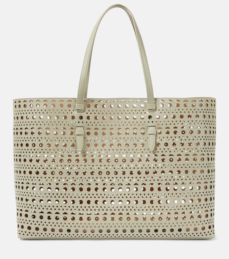 Alaia Alaïa Mina 44 Vienne Wave leather tote bag