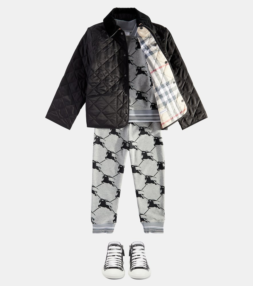 Burberry Technical Jacket In Black