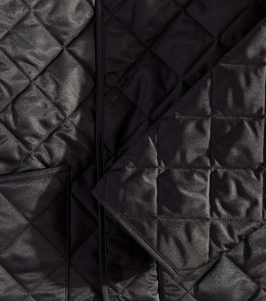 Burberry Technical Jacket In Black