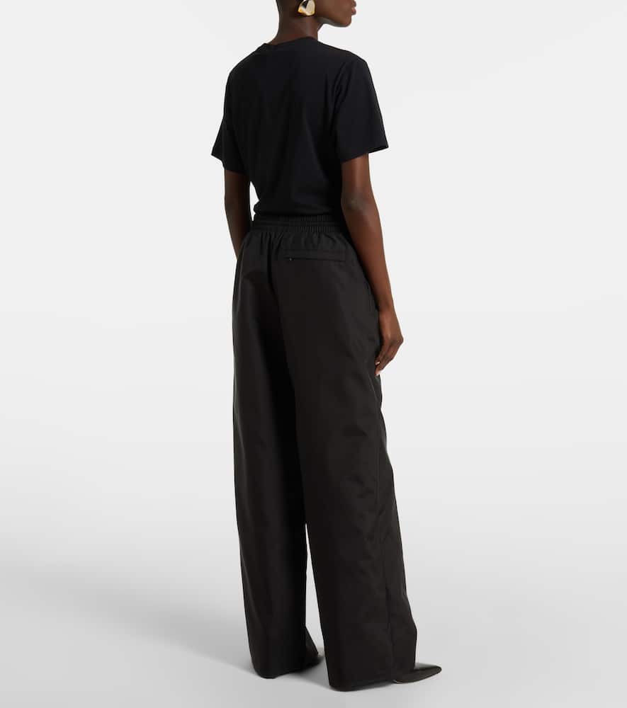 Shop Wardrobe.nyc Wardrobe. Nyc Wide-leg Track Pants In Black