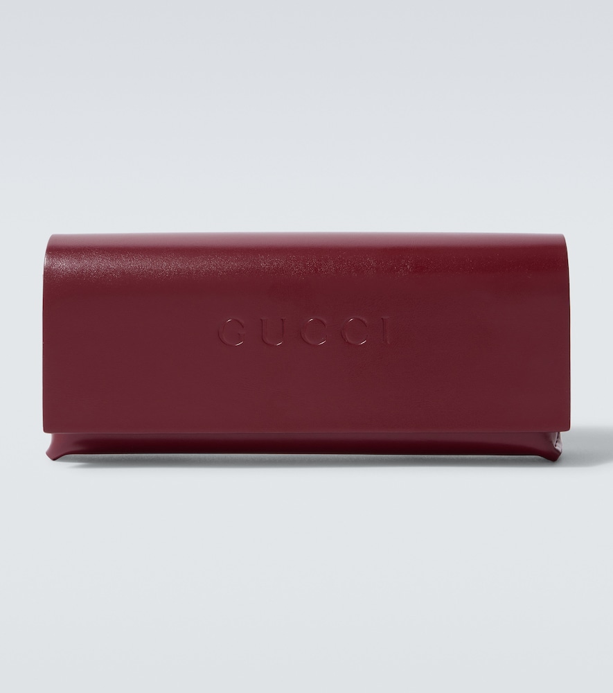 Gucci Rectangular Sunglasses In Black