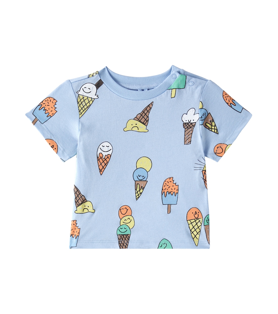 Stella McCartney Kids Baby printed cotton jersey T-shirt　ステラ マッカートニー キッズ ベビー プリント コットンジャージー T シャツ Stella