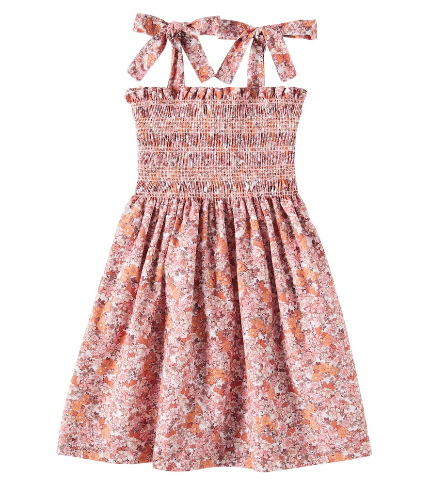 La Coqueta Kleid Evelia Aus Baumwolle In Multicolor