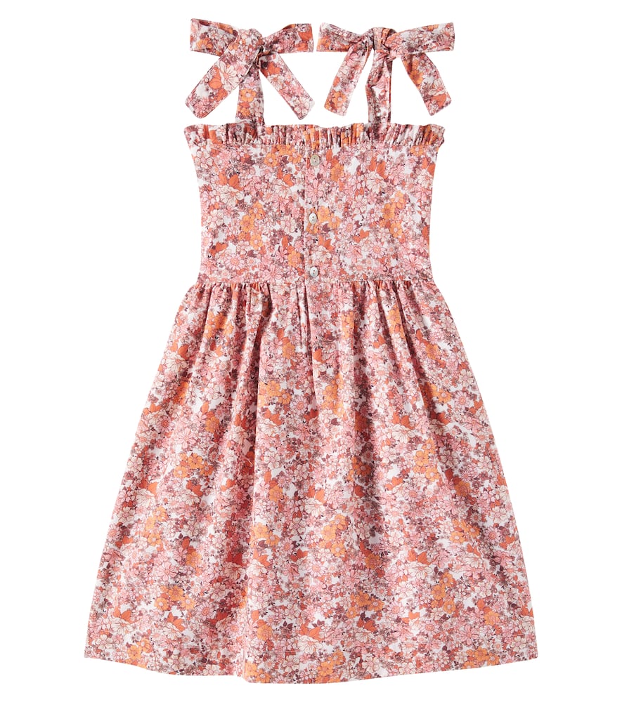 La Coqueta Kleid Evelia Aus Baumwolle In Multicolor
