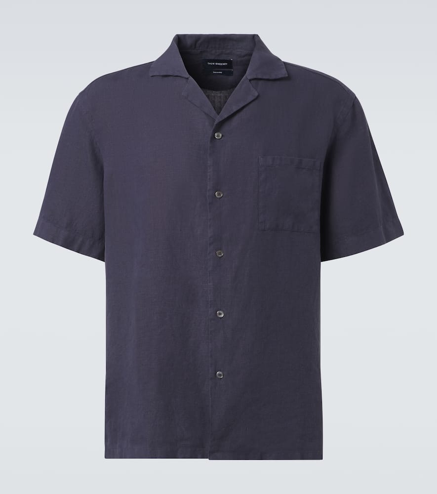 Thom Sweeney Hemd Aus Leinen