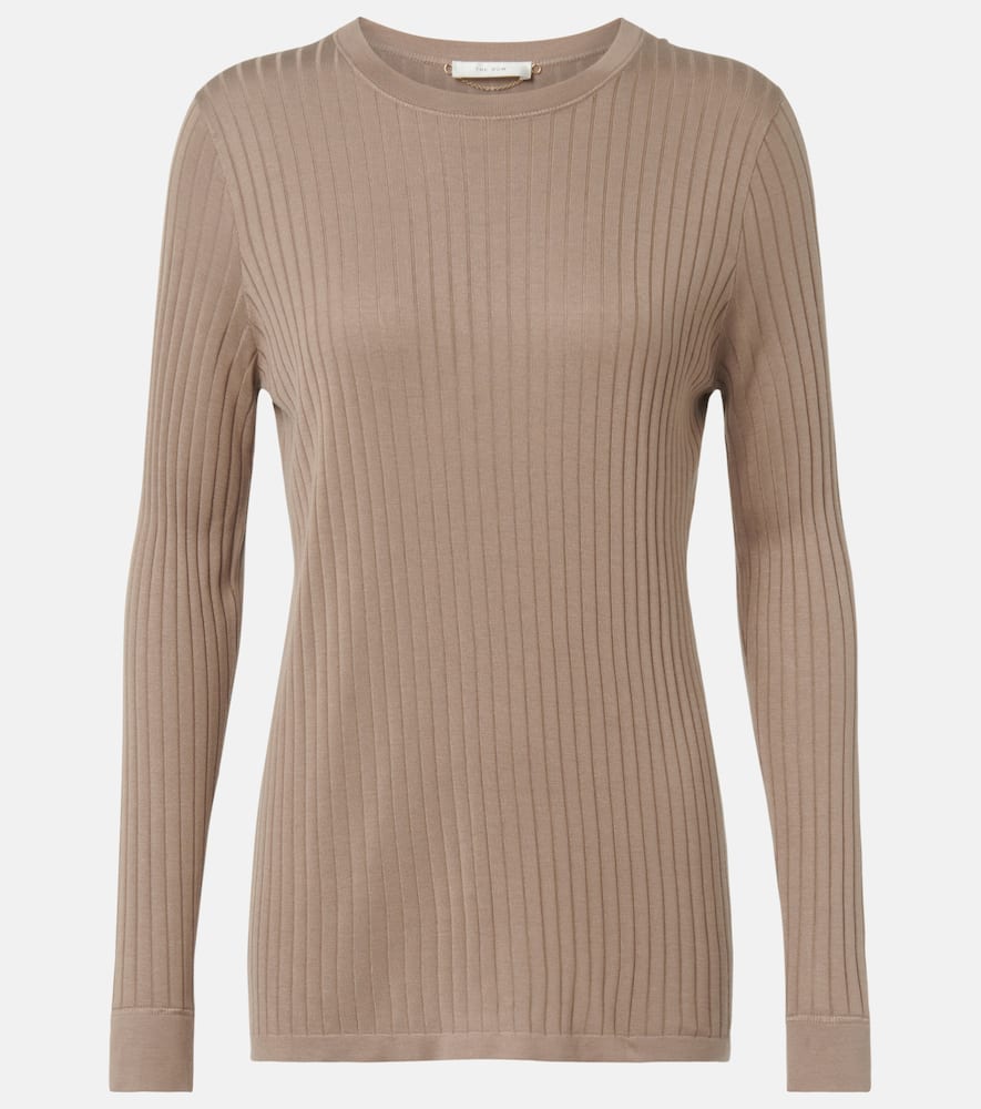 The Row Keya Ribbed-knit Top