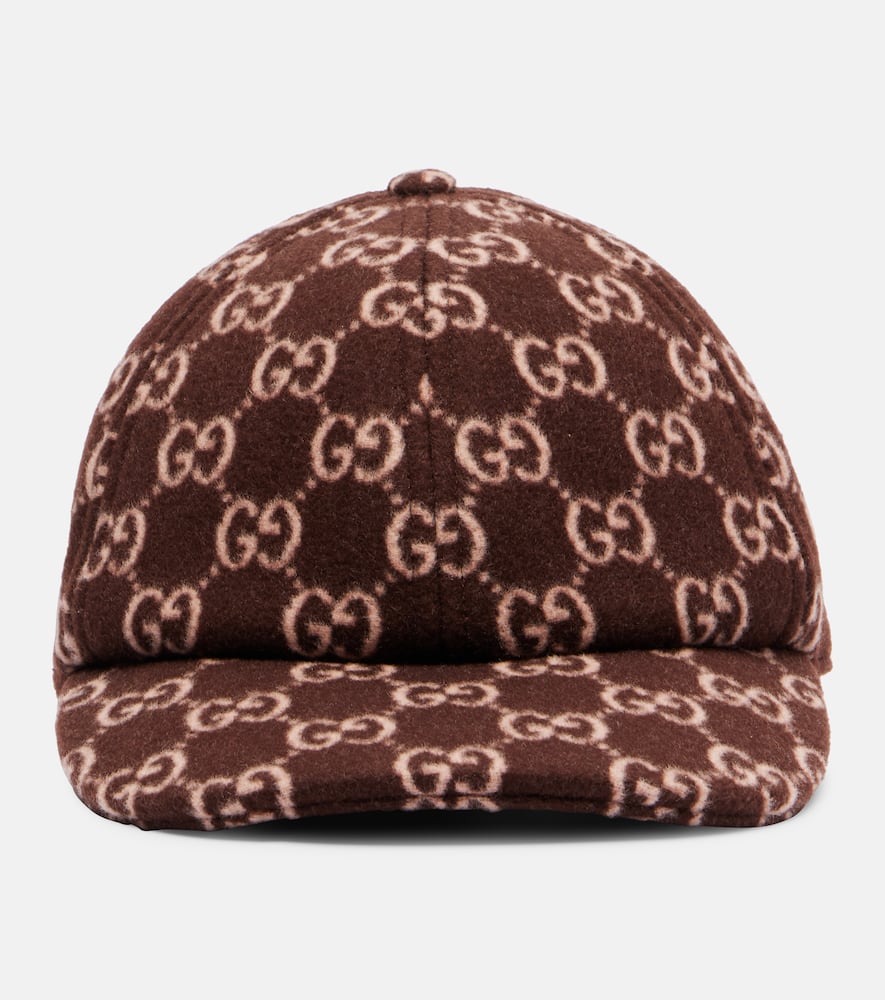 Gucci Gg Canvas Wool Baseball Cap In Neutral
