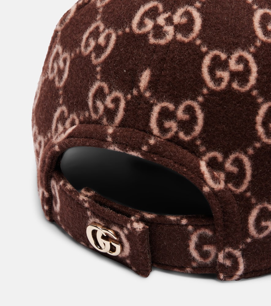 Gucci Gg Canvas Wool Baseball Cap In Neutral
