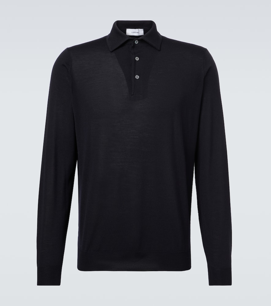 Lardini Virgin wool polo sweater　ラルディーニ バージンウール ポロセーター Lardini