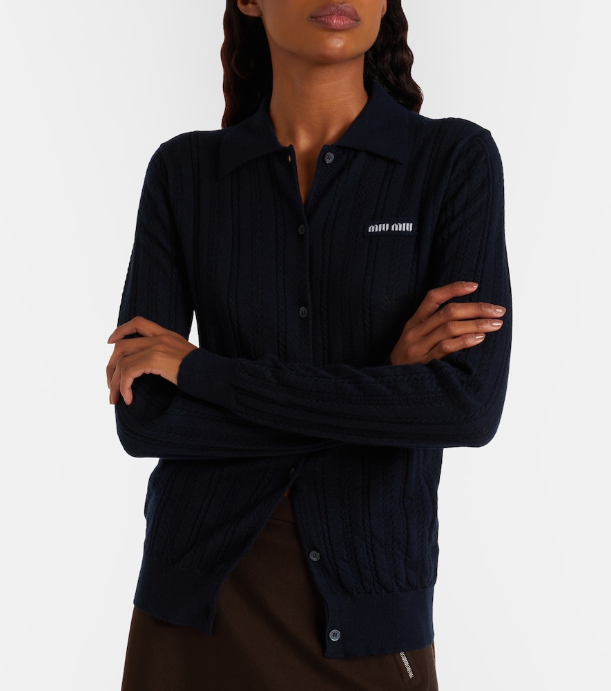  Miu Miu Miu Miu Cardigan Aus Kaschmir 