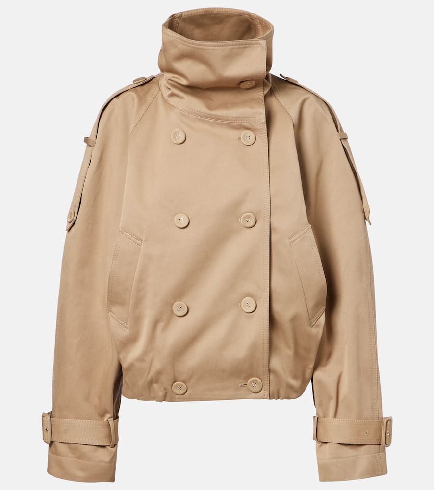 Acne Studios Twill Jacket Knitwear Beige In Neutral