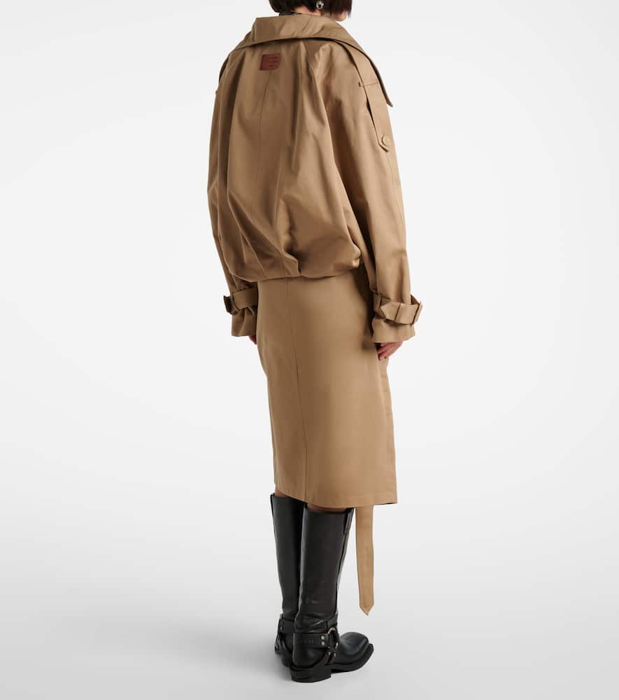Acne Studios Twill Jacket Knitwear Beige In Neutral