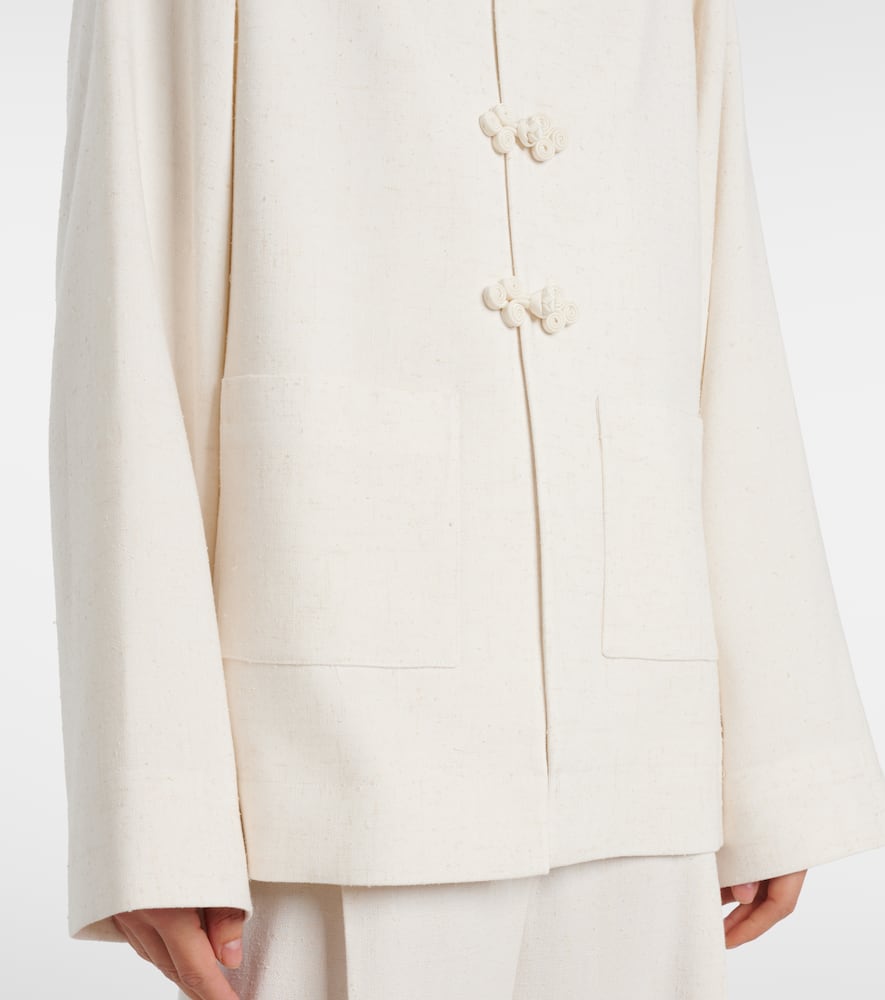 Rohe Marie Crepe Jacket In White