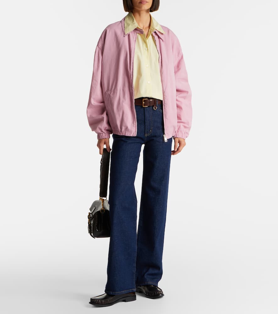 Agolde Harper Mid-rise Straight Jeans In Blue