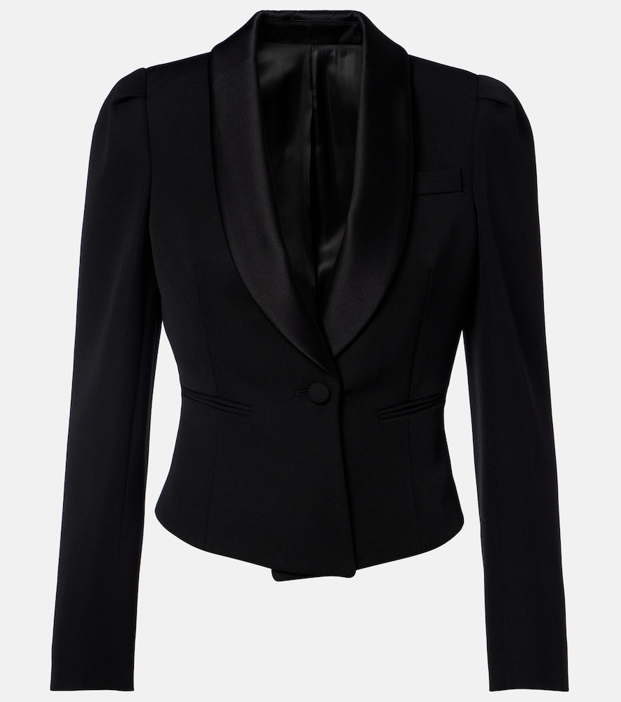 McQueen Cropped wool blazer