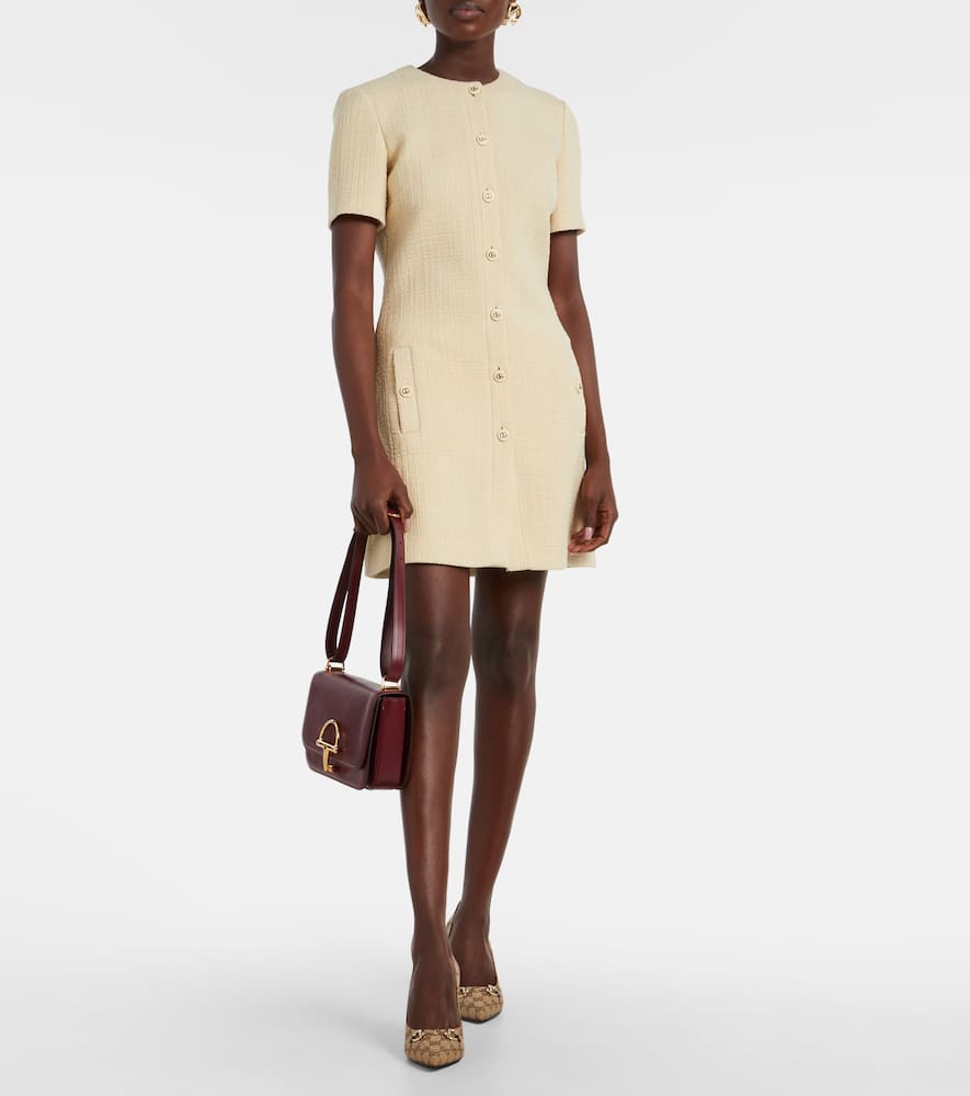 Gucci Erin 85 Canvas Pumps In Brown