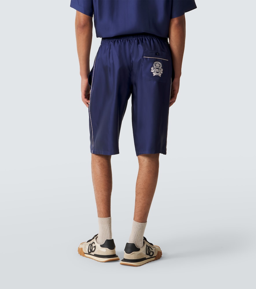  Dolce&gabbana Dolce&gabbana Bermuda-shorts Aus Seidensatin 