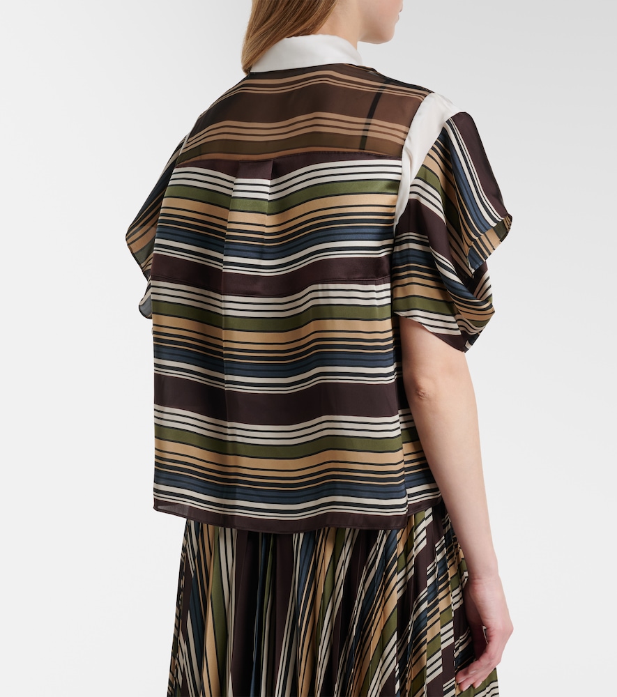  Sacai Sacai Top A Rayas 