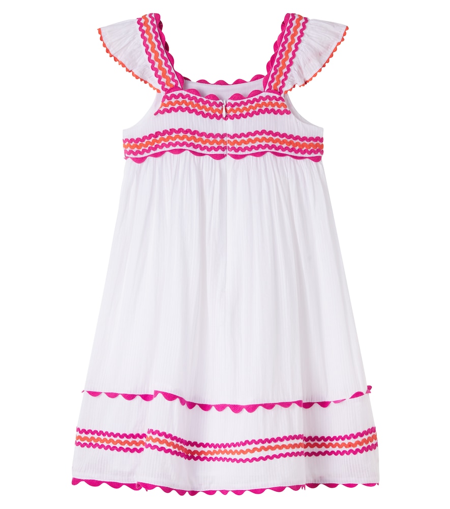  Tartine Et Chocolat Tartine Et Chocolat Kleid Aus Baumwolle Mit Häkelstrick 