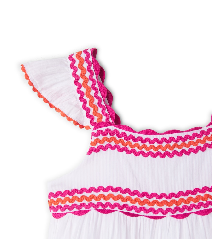  Tartine Et Chocolat Tartine Et Chocolat Kleid Aus Baumwolle Mit Häkelstrick 