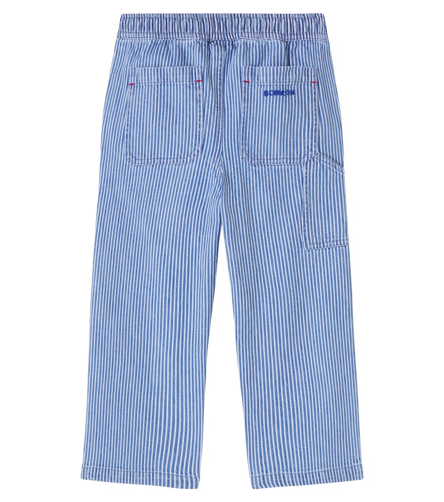 Bonton Bonton Letto Striped Straight Jeans 