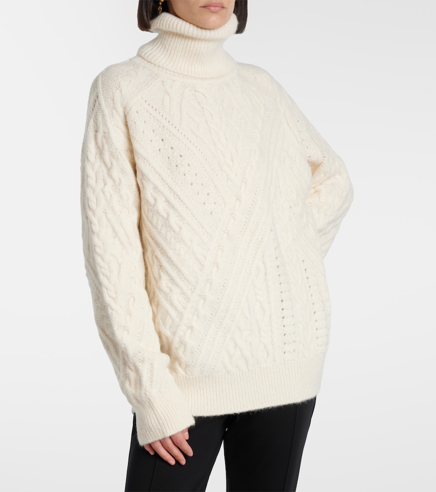  Saint Laurent Saint Laurent Rollkragenpullover Aus Einem Alpakawollgemisch 