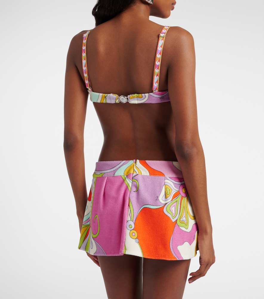  Pucci Pucci Top De Bikini Orchidee De Rizo De Algodón 