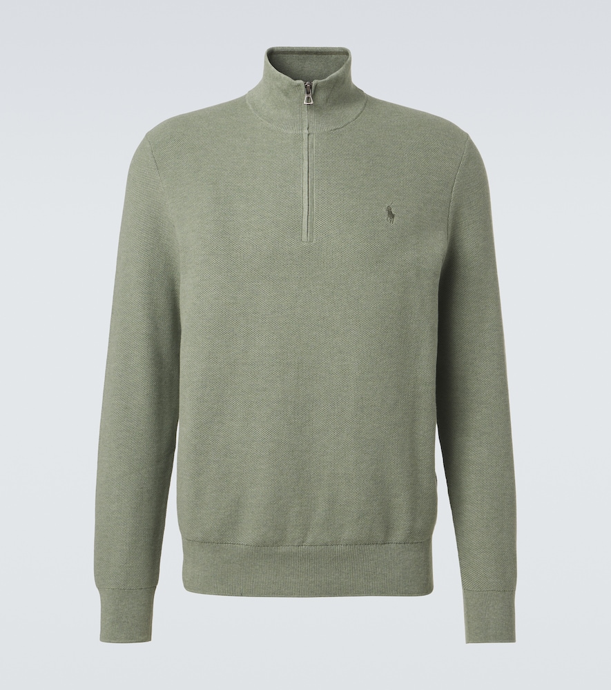 Polo Ralph Lauren Cotton Half Zip Sweater