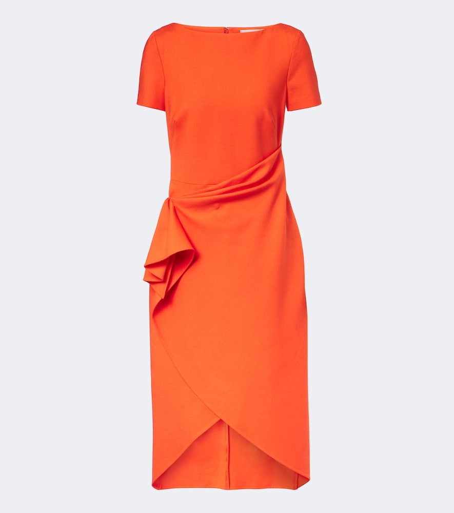Midikleid aus einem Wollgemisch