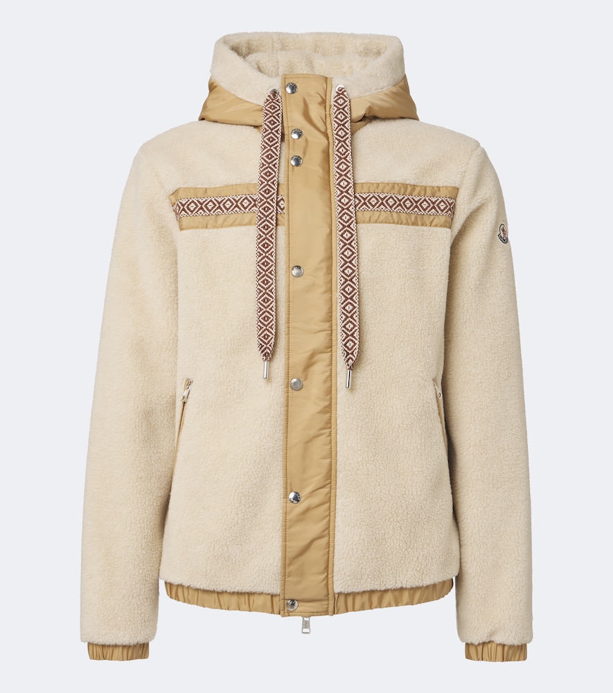 Technical-Trimmed Fleece Jacket