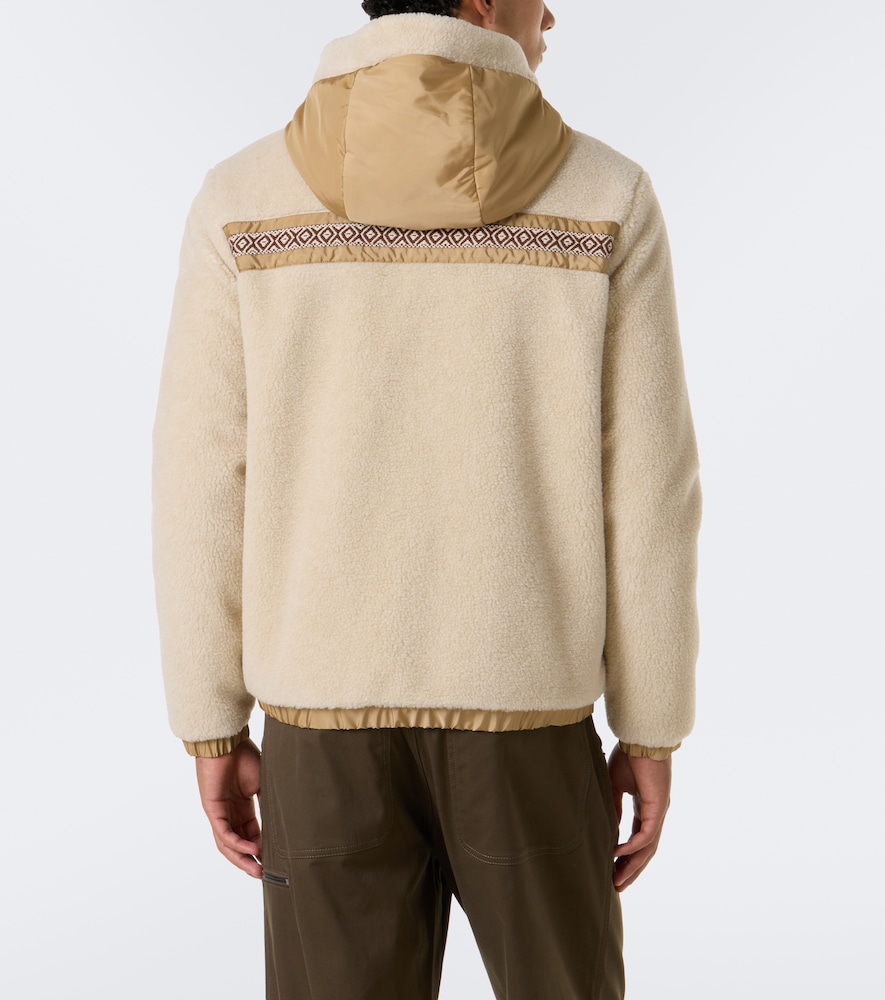 Technical-Trimmed Fleece Jacket