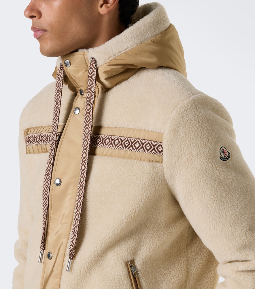 Technical-Trimmed Fleece Jacket
