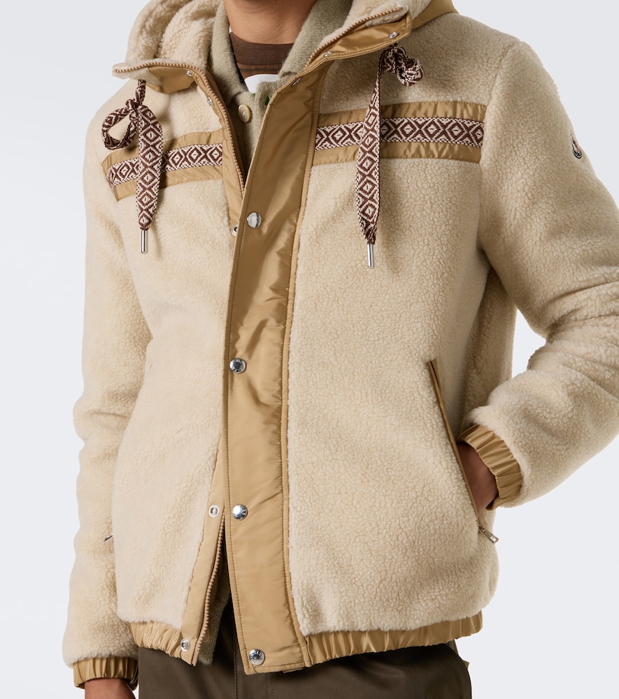 Technical-Trimmed Fleece Jacket