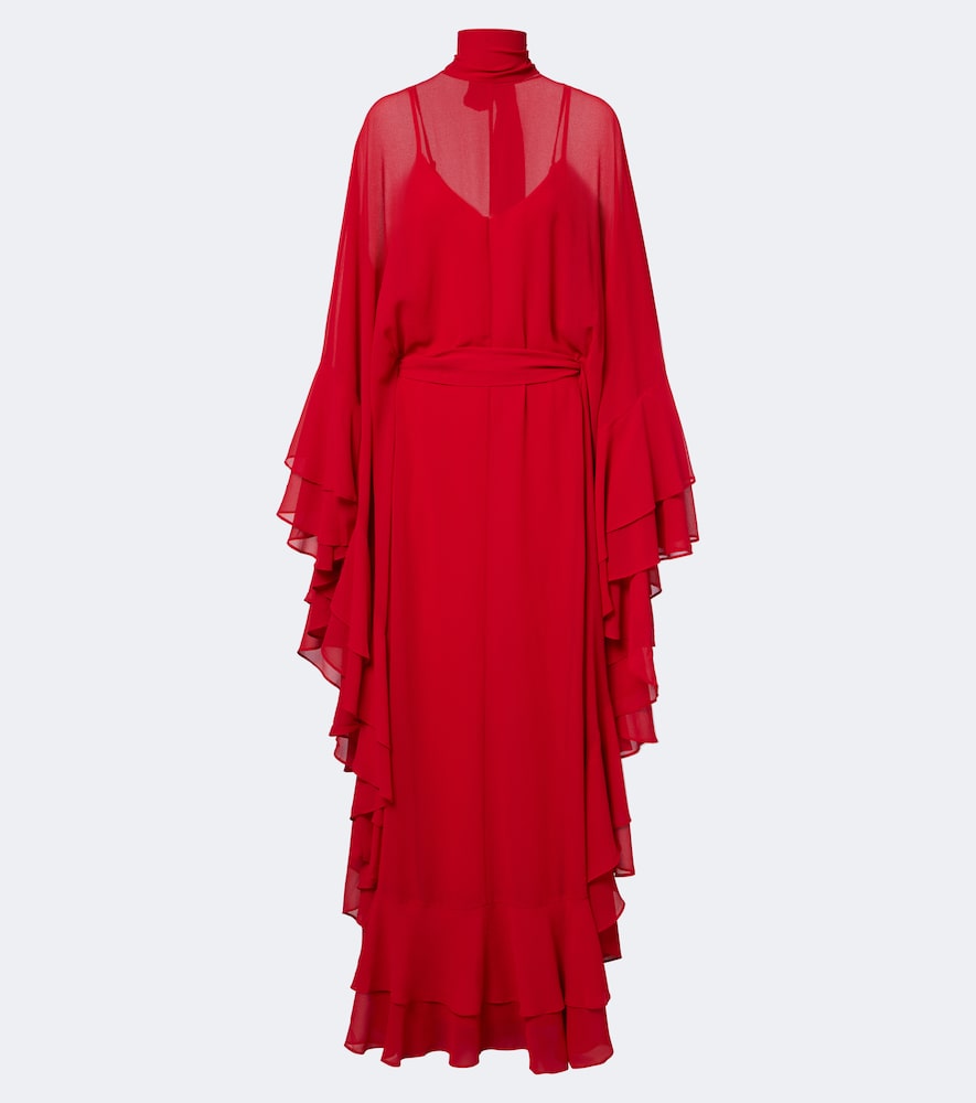 Abito lungo Socorro in chiffon