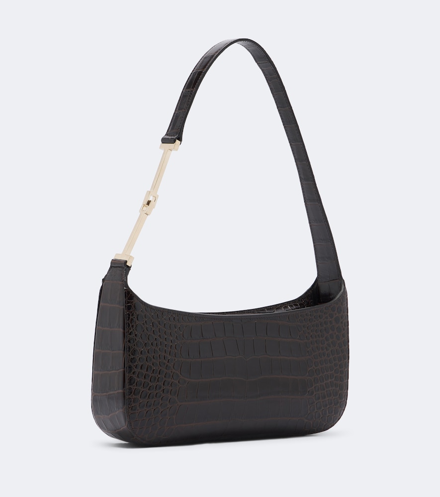 Arc Small Croc-Effect Shoulder Bag