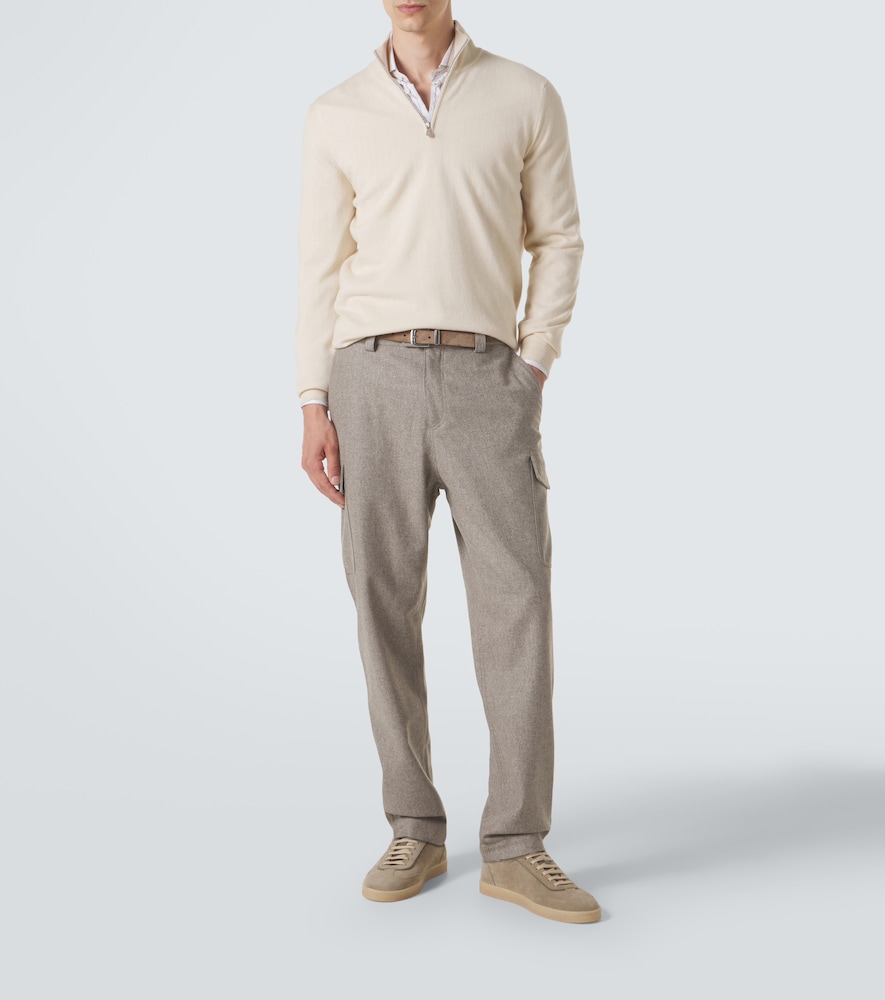 Cashmere Half-Zip Sweater