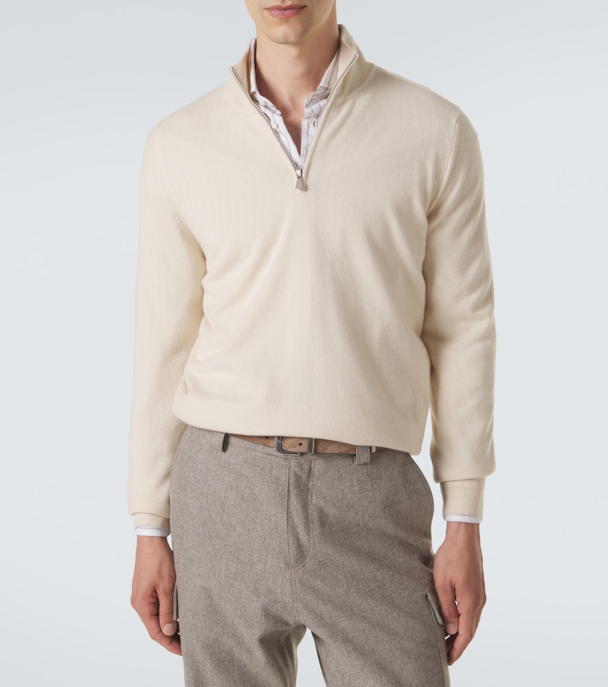 Cashmere Half-Zip Sweater