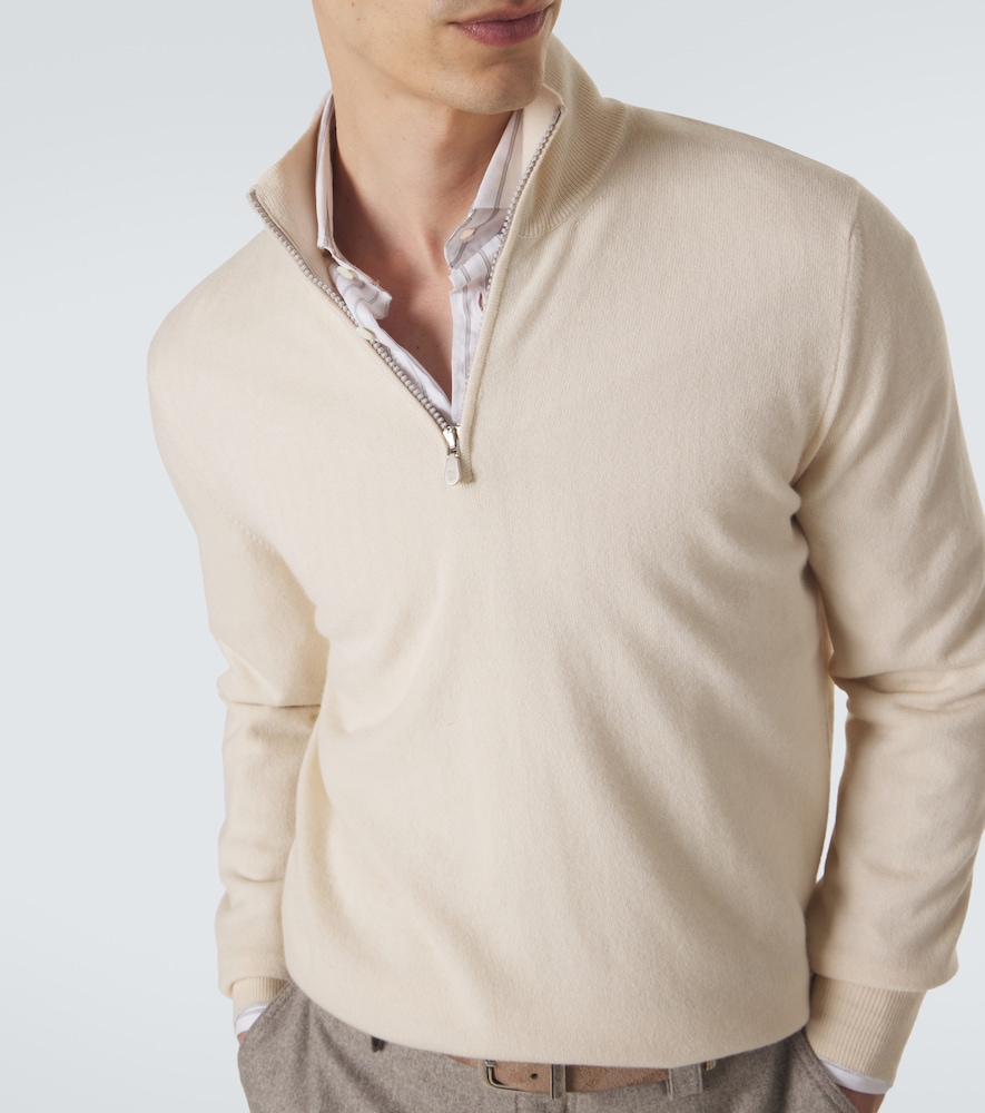 Cashmere Half-Zip Sweater