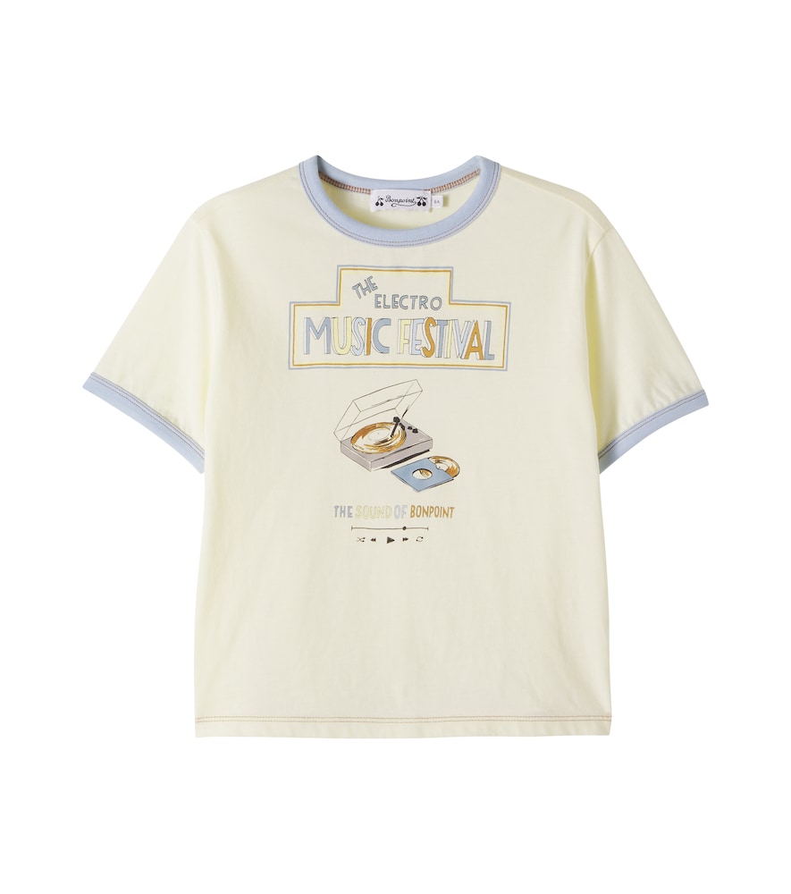 T-shirt Akiva in jersey di cotone con stampa