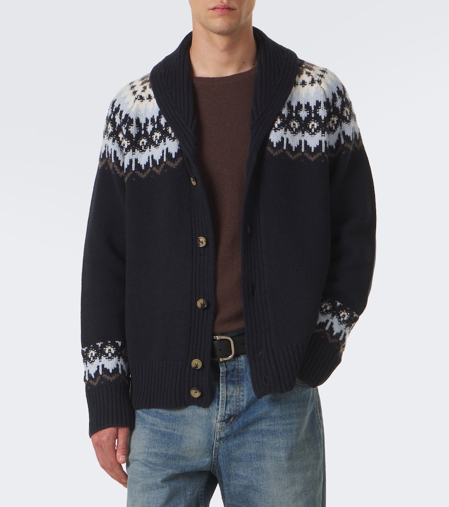 Mr Frostvale Fair Isle Cashmere Cardigan