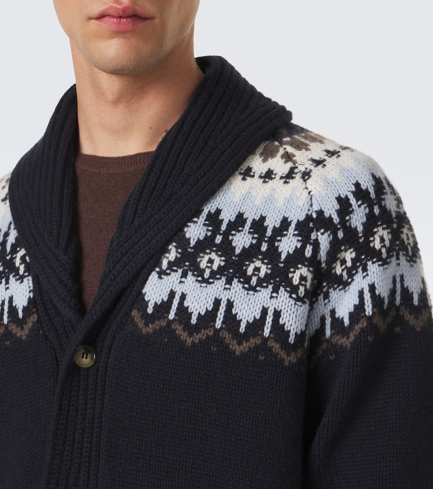 Mr Frostvale Fair Isle Cashmere Cardigan
